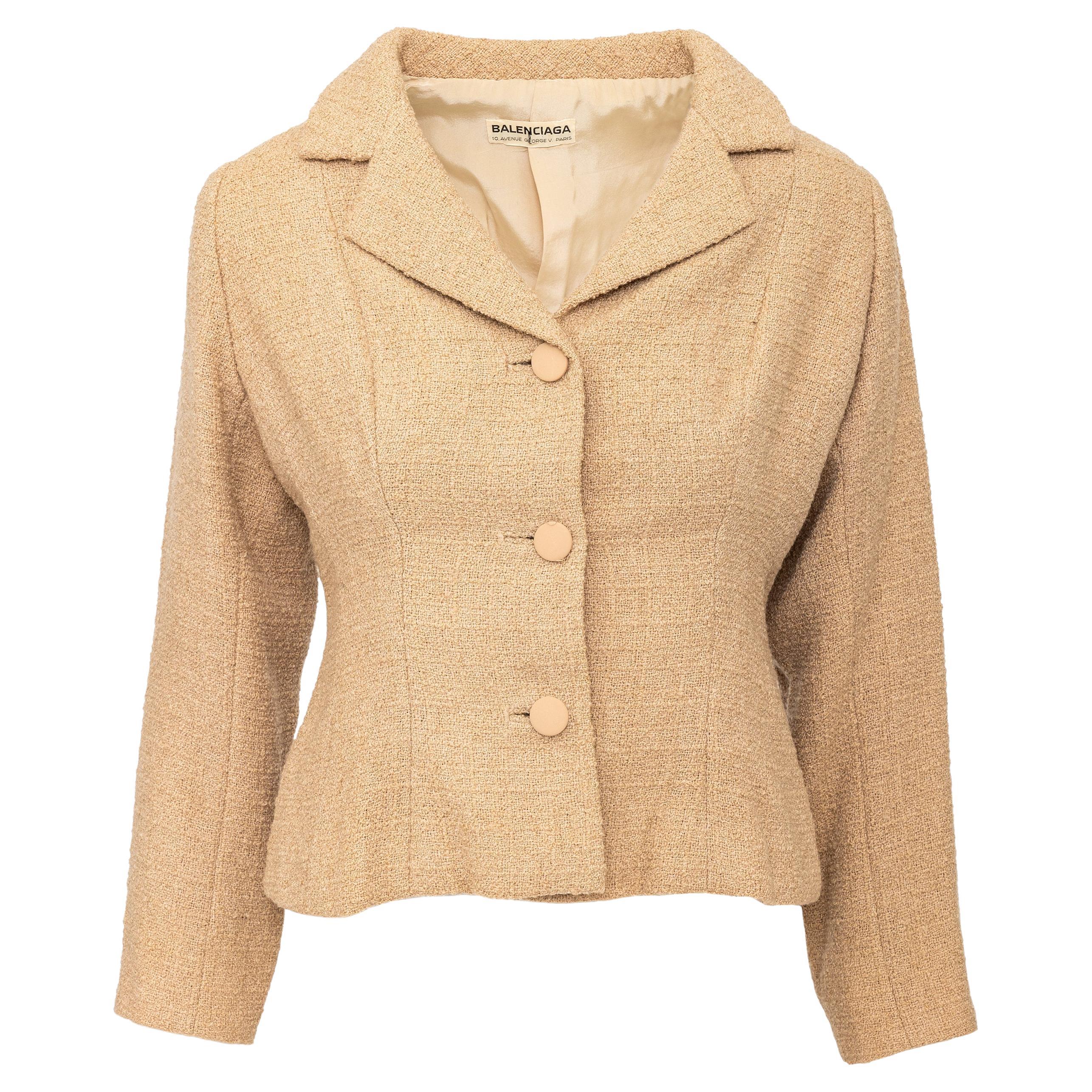 Blazer vintage Balenciaga, années 50 en vente