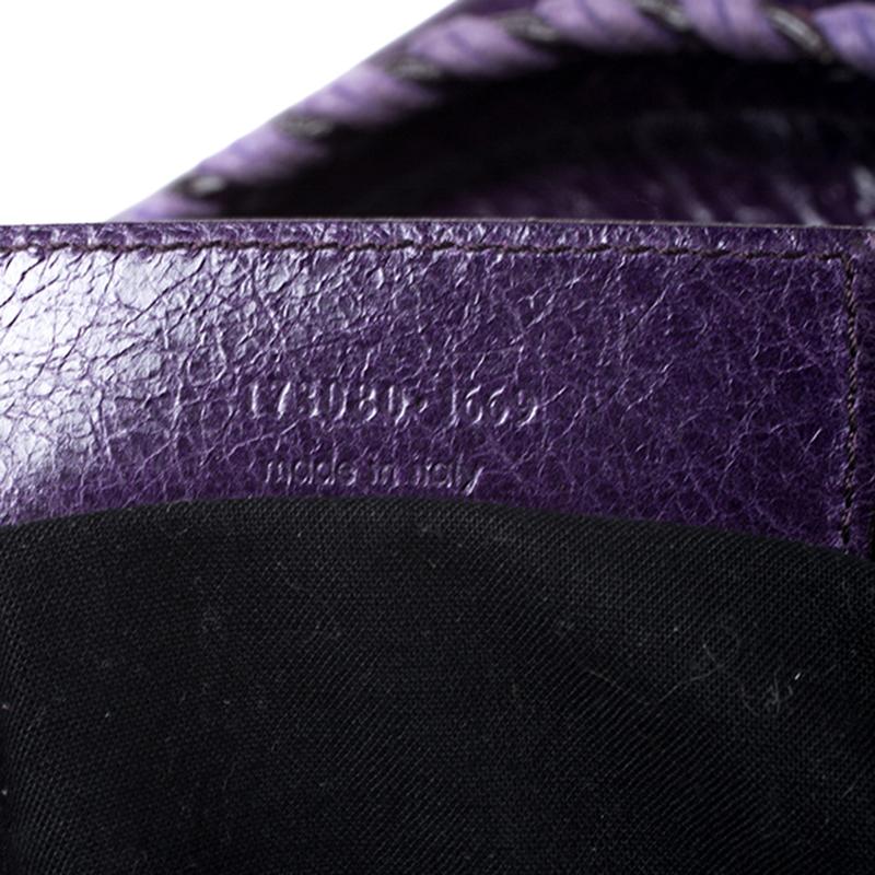 Balenciaga Violet Leather Giant 21 Work Tote 3
