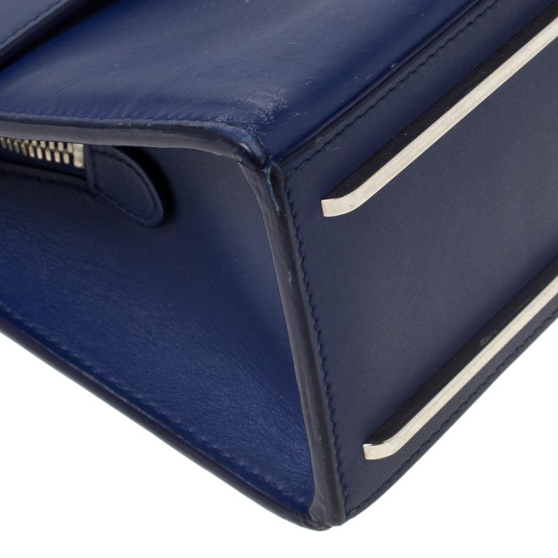 Balenciaga Violet Leather Le Dix Cartable Top Handle Bag 5