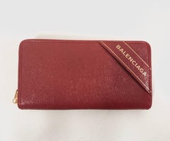 Balenciaga Wallet in Red Leather 2017