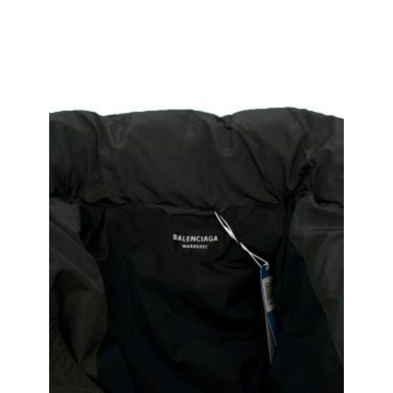 Balenciaga Wardrobe Grey BB Puffer Jacket For Sale 2
