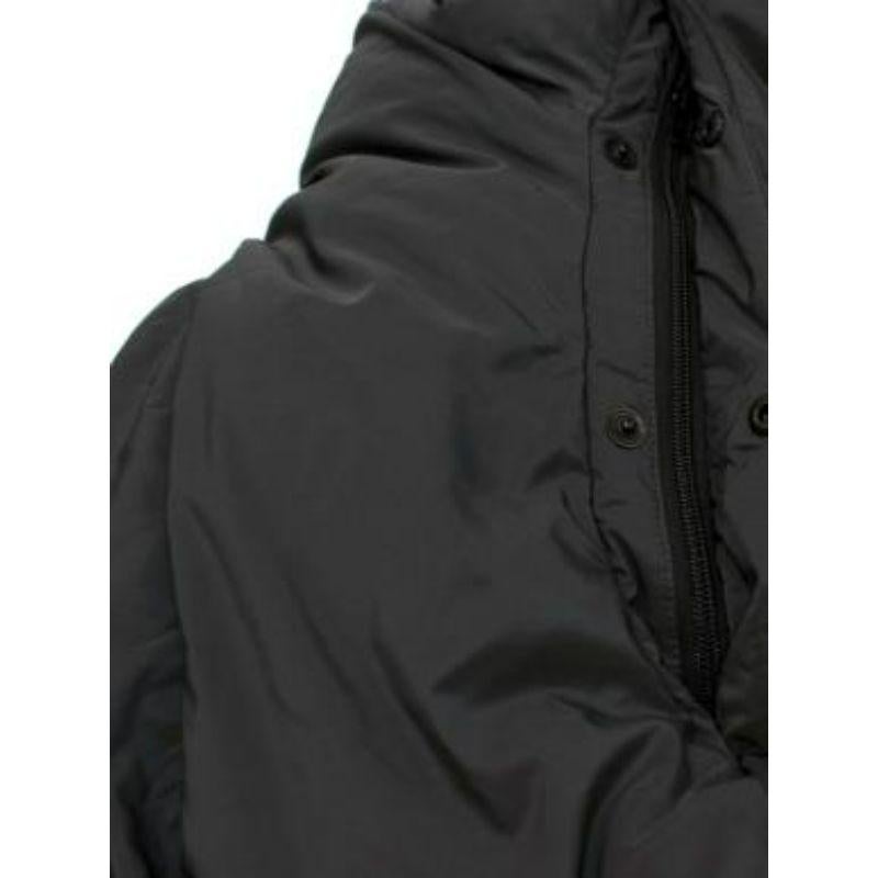 Balenciaga Wardrobe Grey BB Puffer Jacket For Sale 4