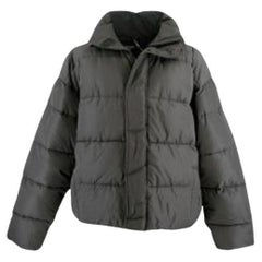 Balenciaga Wardrobe Grey BB Puffer Jacket