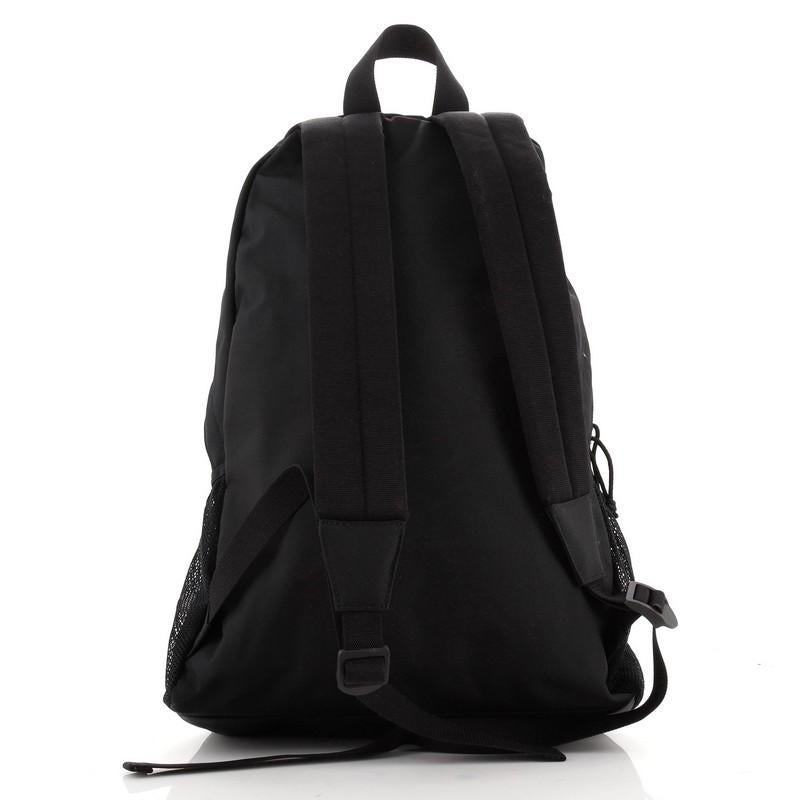 Weekend Rucksack aus bedrucktem Nylon von Balenciaga im Zustand „Gut“ in NY, NY
