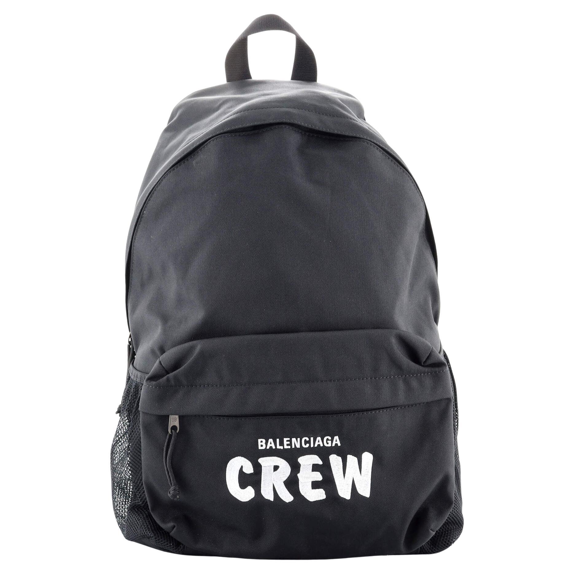 Balenciaga Everyday Backpack Printed Faux Fur Small at 1stDibs