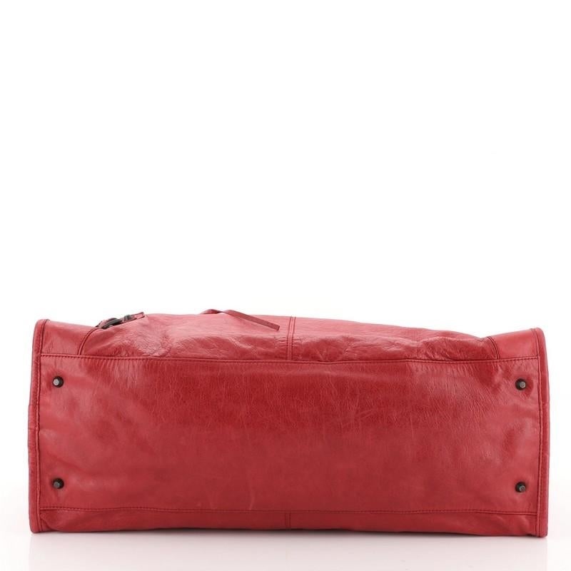Women's Balenciaga Weekender Classic Studs Bag Leather