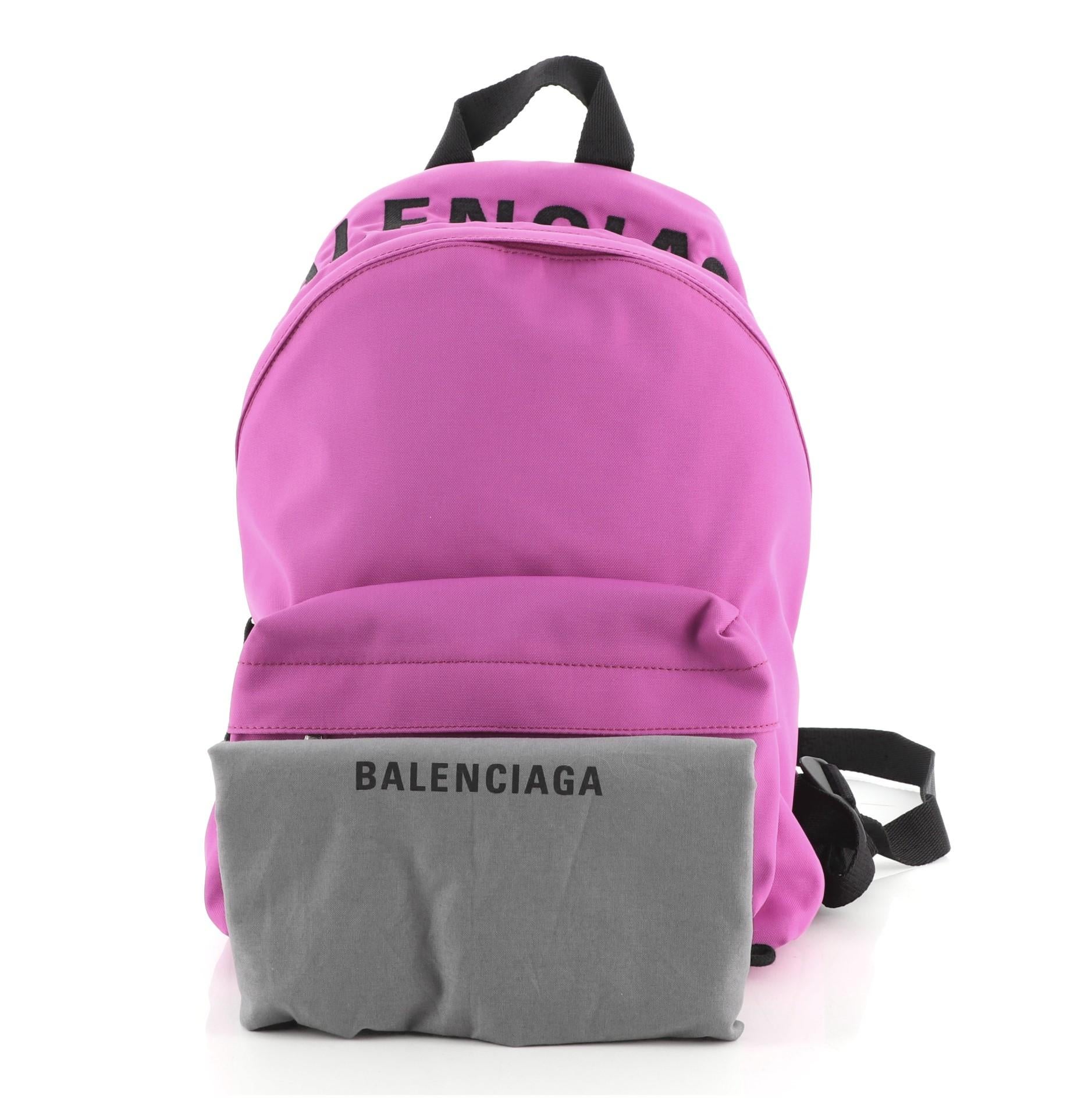 balenciaga wheel backpack