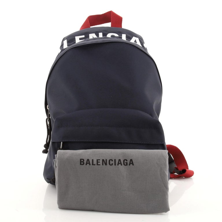 Balenciaga Wheel Backpack Nylon Small at 1stDibs