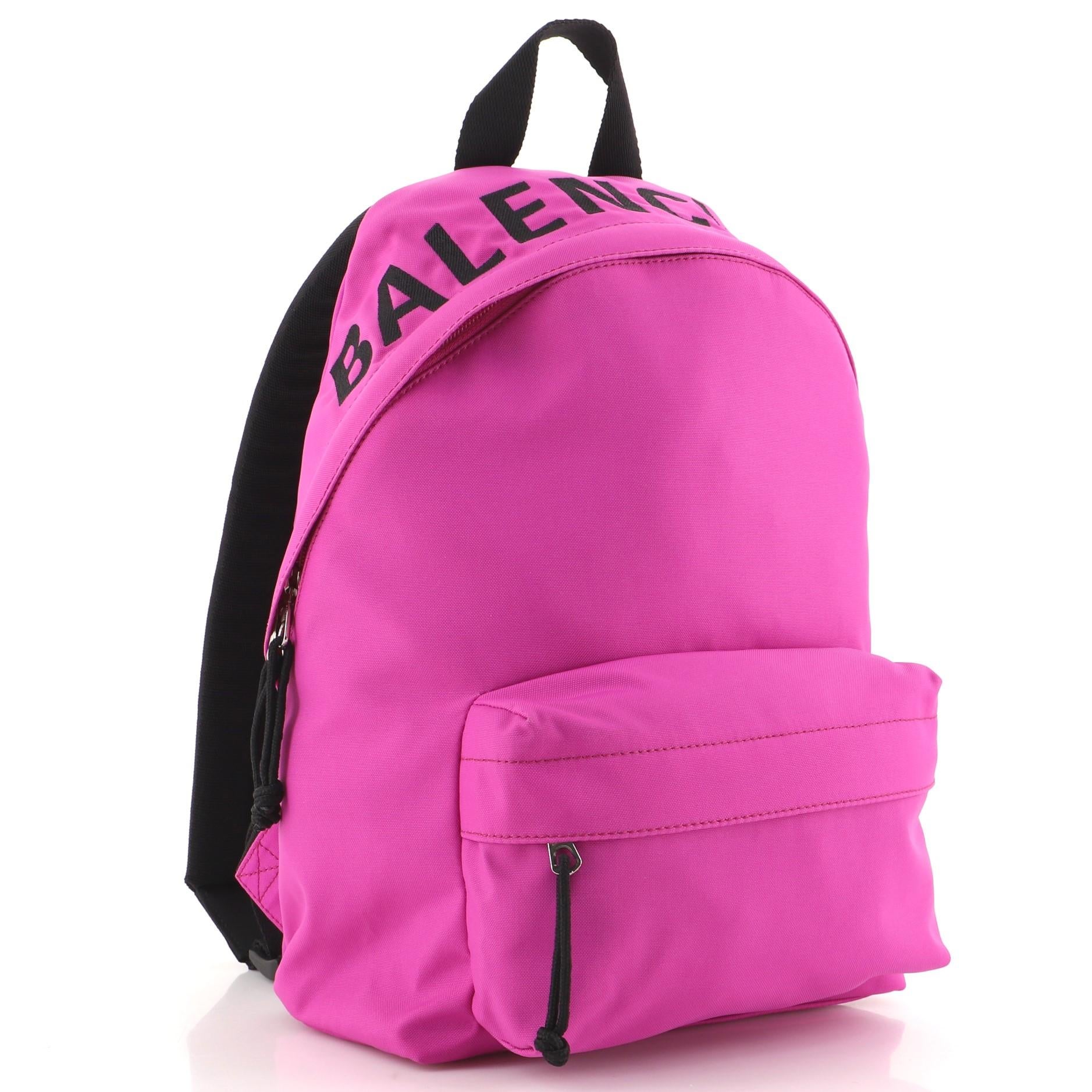 Balenciaga Wheel Backpack Nylon Small In Good Condition In NY, NY