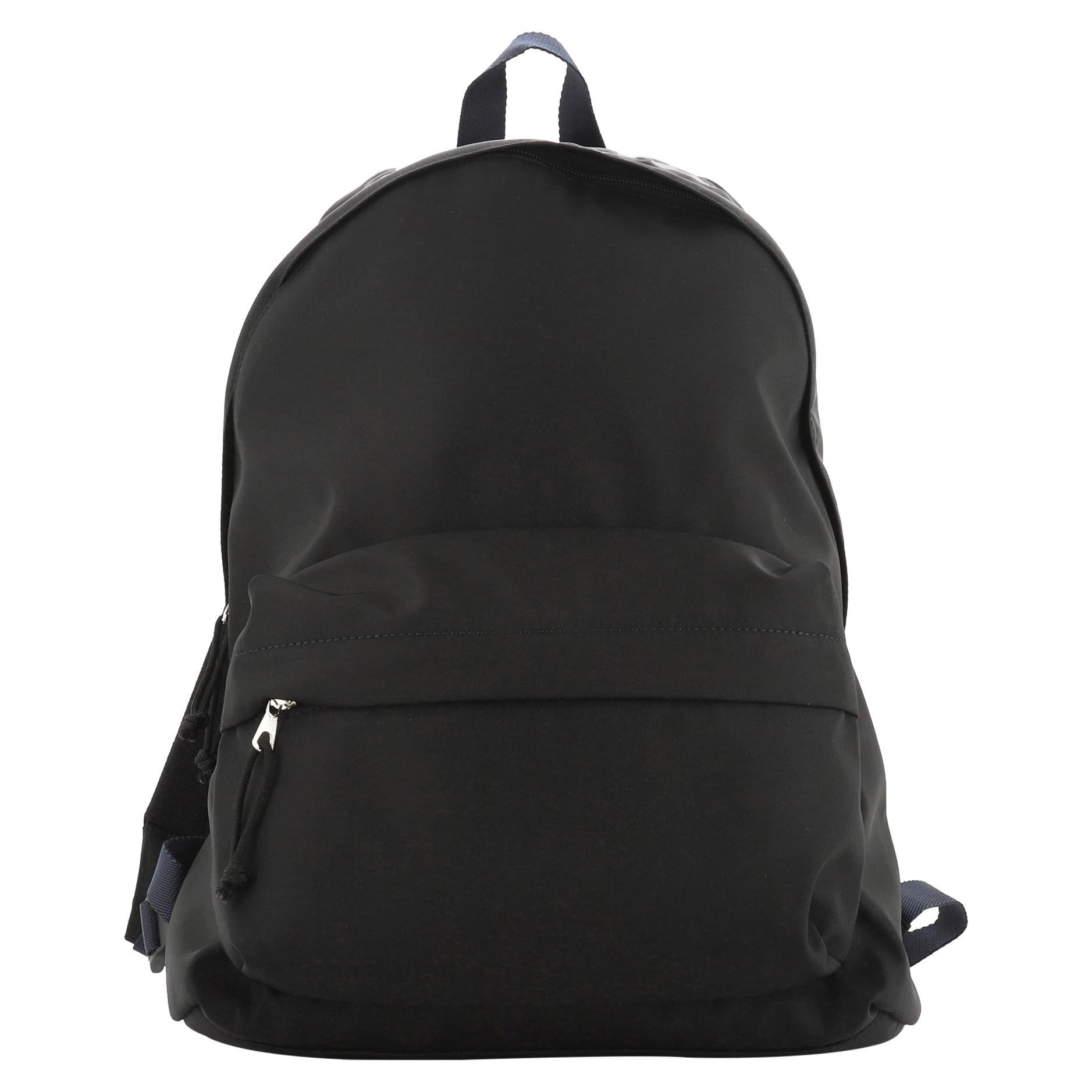 Balenciaga Everyday Backpack Printed Faux Fur Small For Sale at 1stdibs