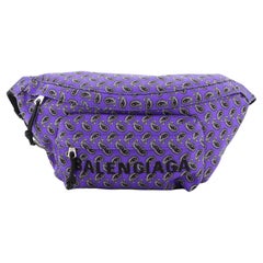 Balenciaga Wheel Belt Bag Printed Nylon Medium