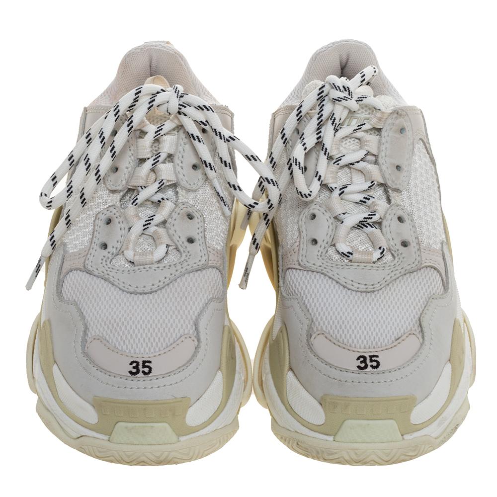 beige balenciaga trainers