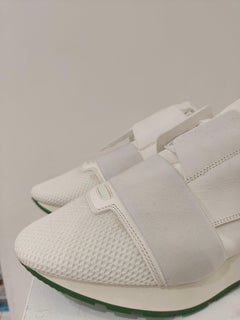 Balenciaga white green men's sneakers NWOT