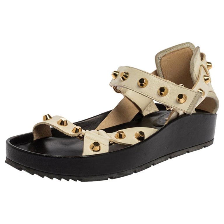 balenciaga sandals white