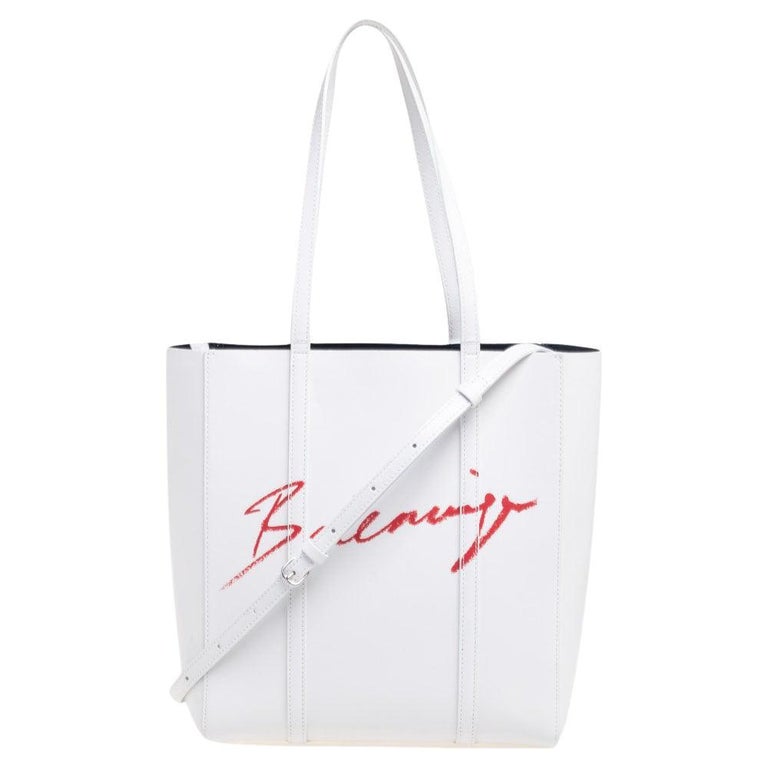 balenciaga everyday tote xs white
