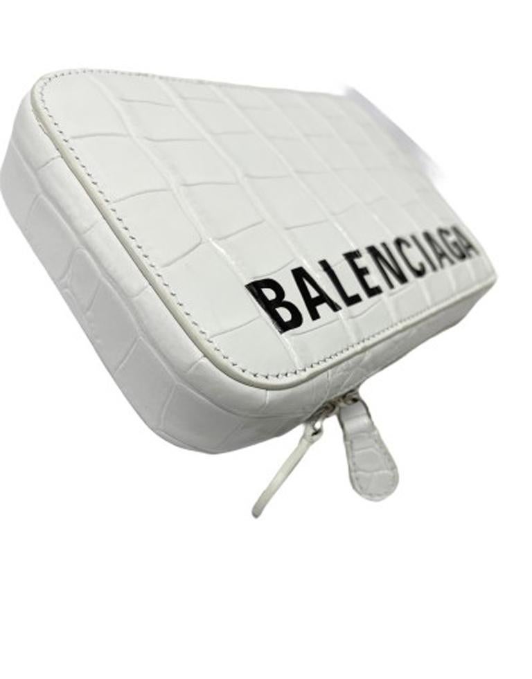 Women's or Men's Balenciaga White Leather Mini Shoulder Bag