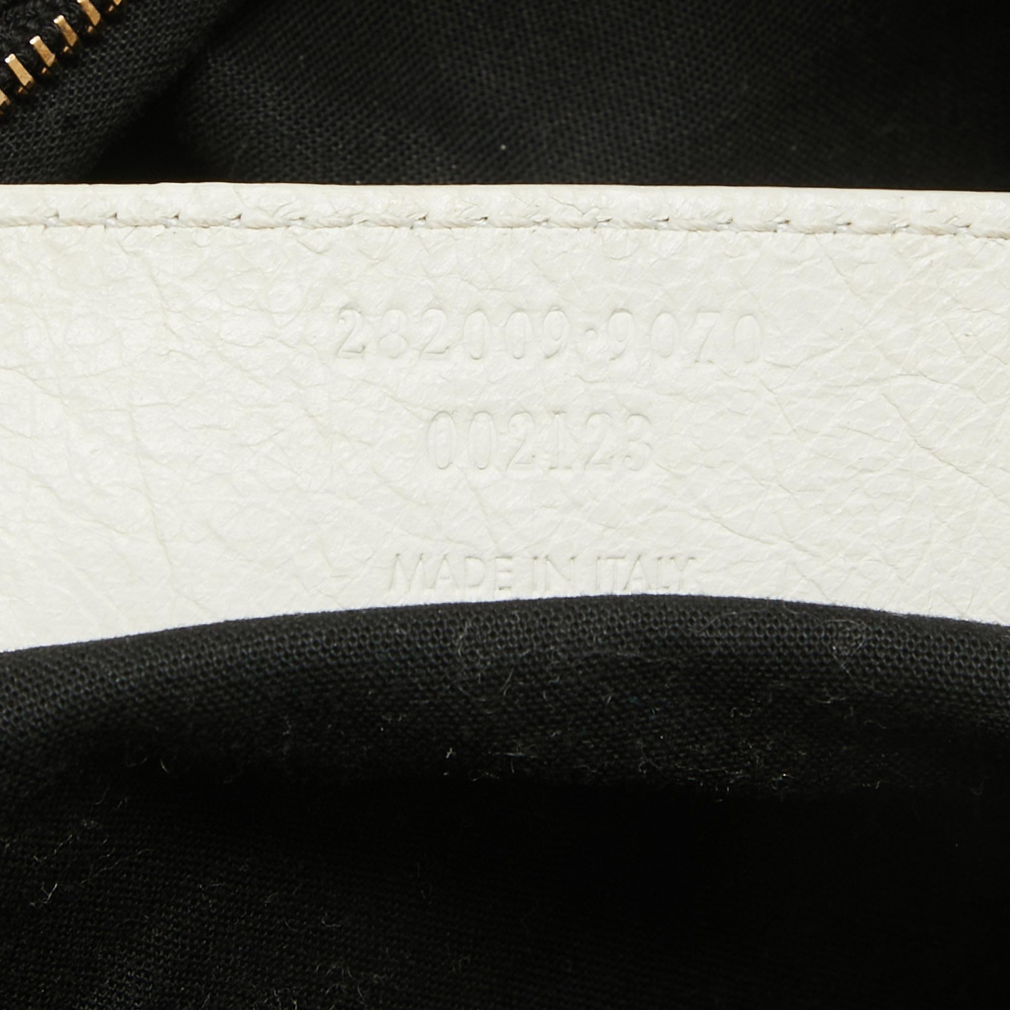 Balenciaga White Leather RGH Part Time Tote 6