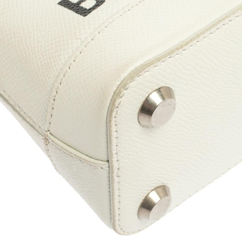 Women's Balenciaga White Leather XXS Ville Bag