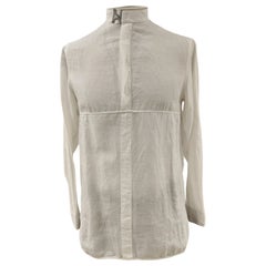 Chemise en lin blanc Balenciaga