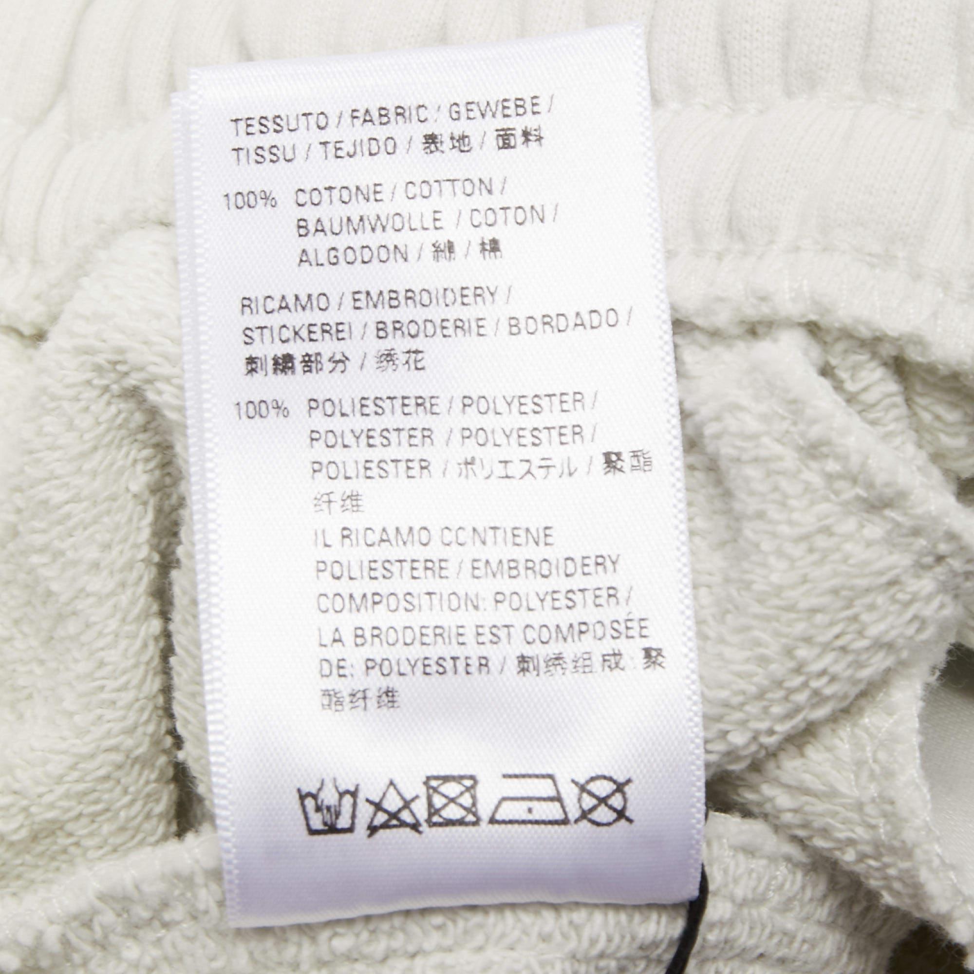 Bestickte Baumwoll-Shorts von Balenciaga mit weißem Logo S im Angebot 1
