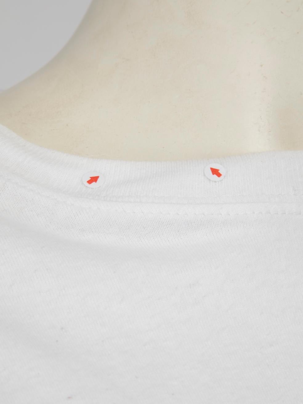 Balenciaga haut brodé de logo blanc, taille S Pour femmes en vente