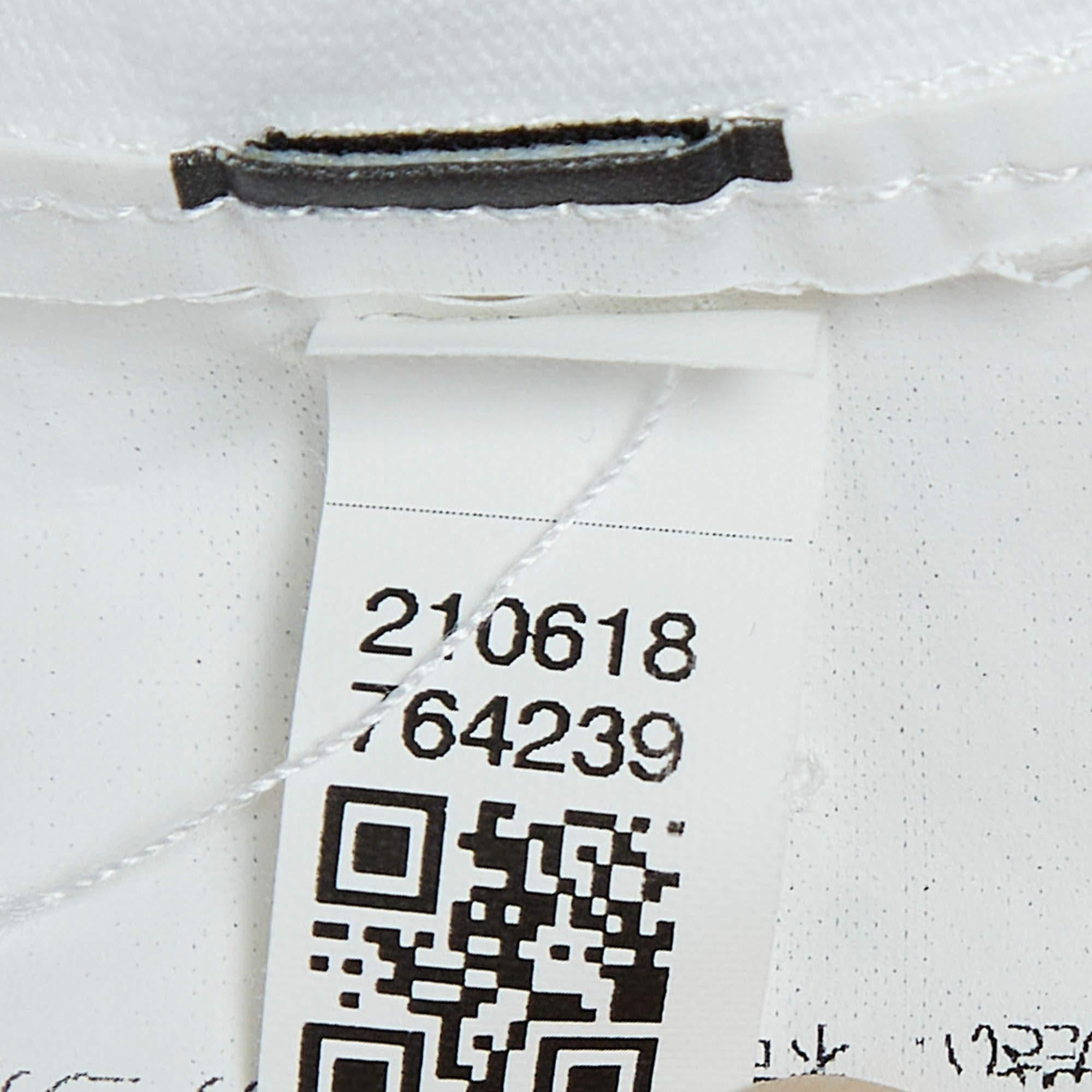 Balenciaga White Logo Print Cotton Jersey T-Shirt S 2