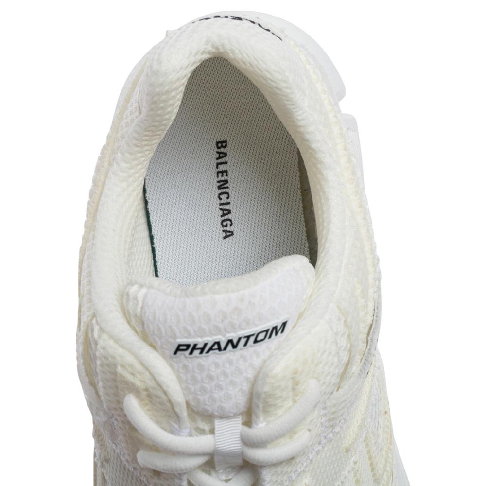 Balenciaga White Mesh Phantom Low-Top Sneakers Size 42 1