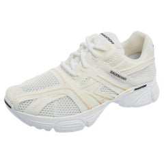 Balenciaga White Mesh Phantom Low-Top Sneakers Size 42