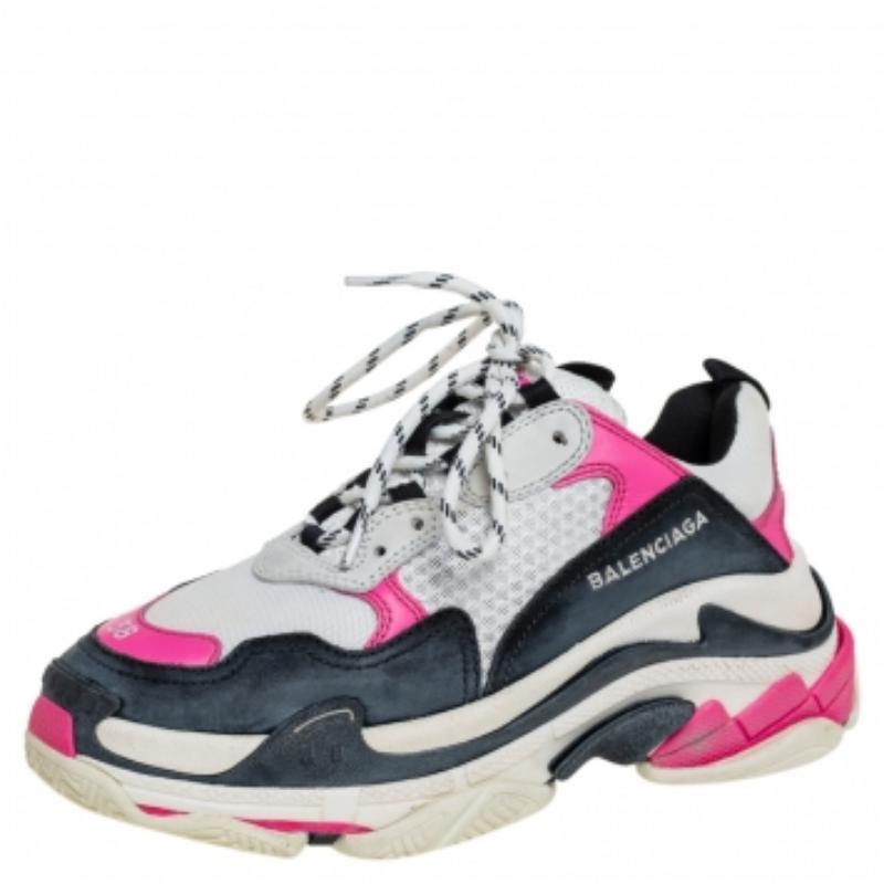 The Triple S by Balenciaga was first seen in January of 2017, but it dropped only in September of the same year. Once it launched, the shoes shook the sneaker scene and started the 