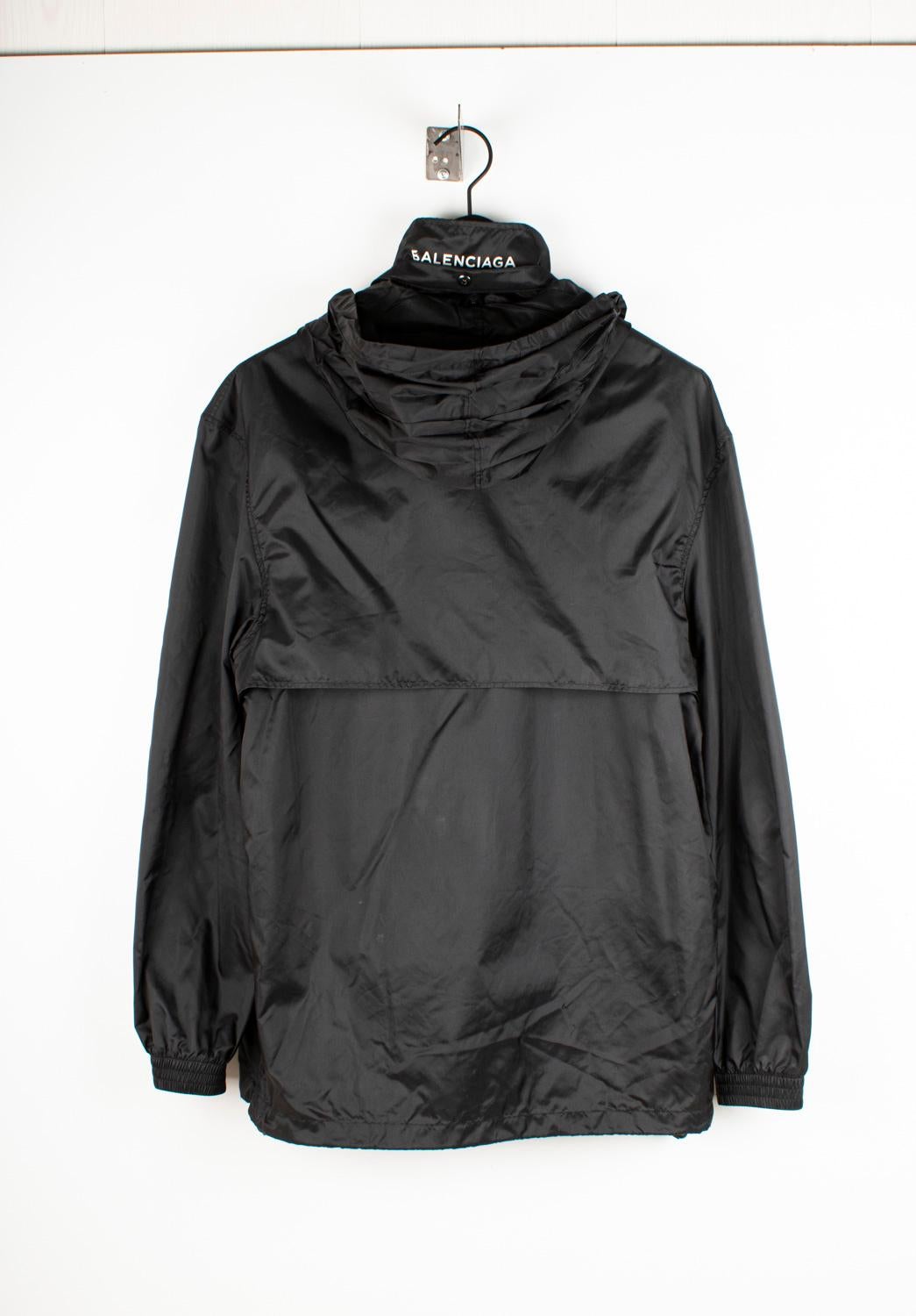 Balenciaga Herrenjacke Windschutz in Übergröße M, S1364 im Angebot 3