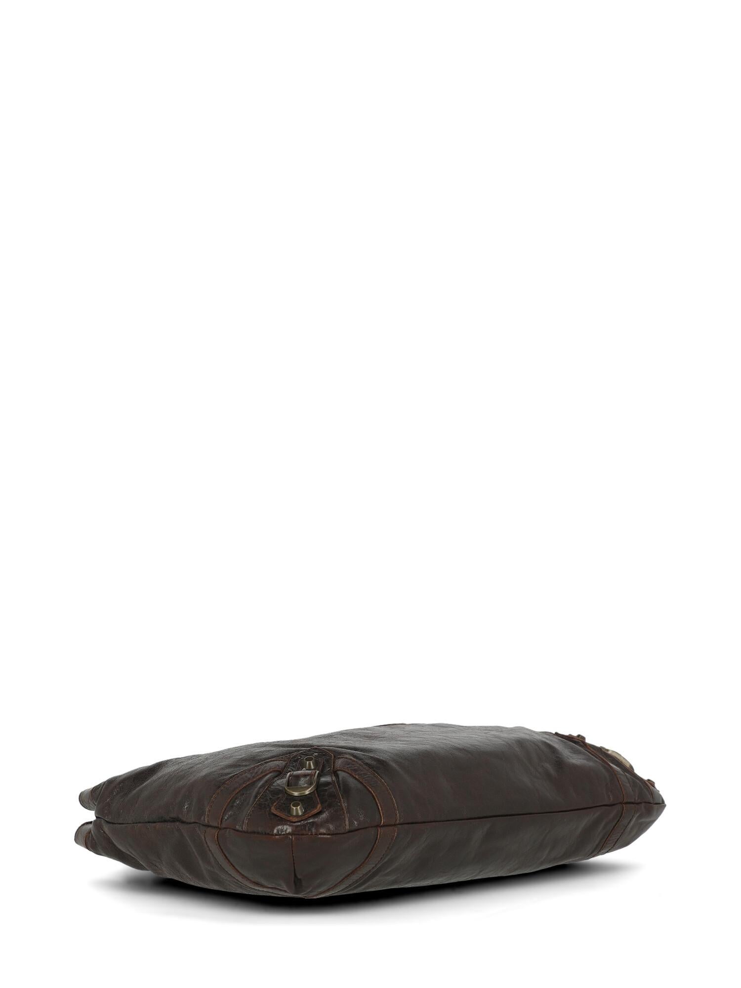 Women's Balenciaga Woman Shoulder bag Brown Leather For Sale