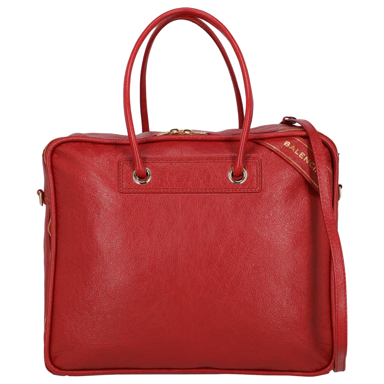 Balenciaga Woman Shoulder bag Red Leather For Sale
