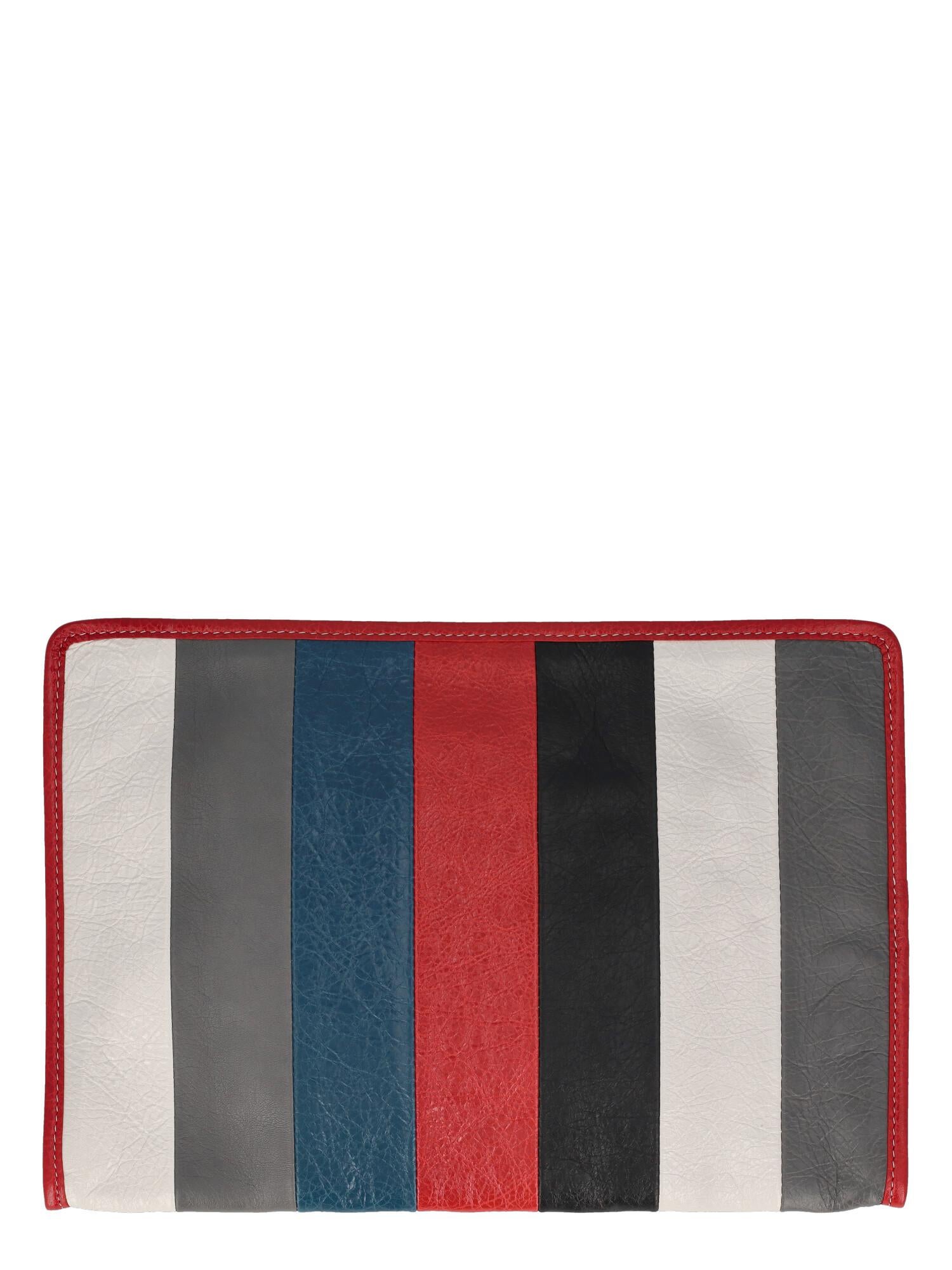 Black Balenciaga Women Handbags Bazaar Grey, Red, White Leather  For Sale