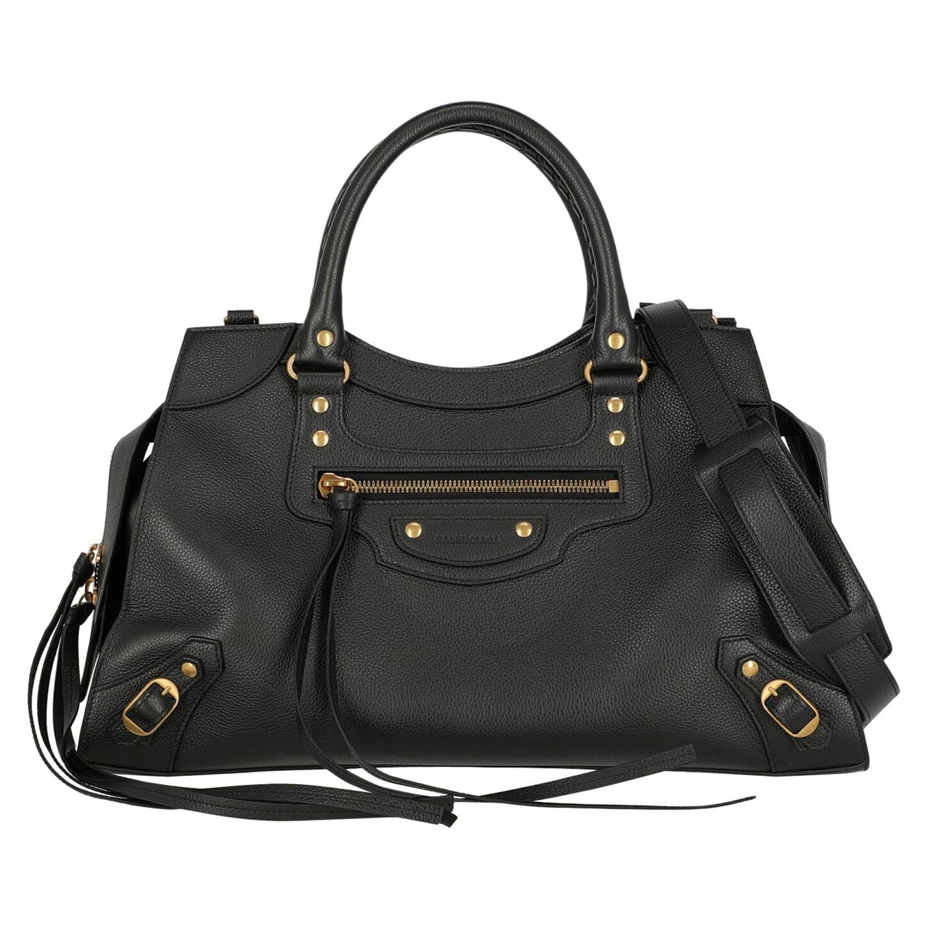 Balenciaga  Women   Handbags  Black Leather  For Sale