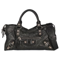 Balenciaga  Women   Handbags City Black Leather
