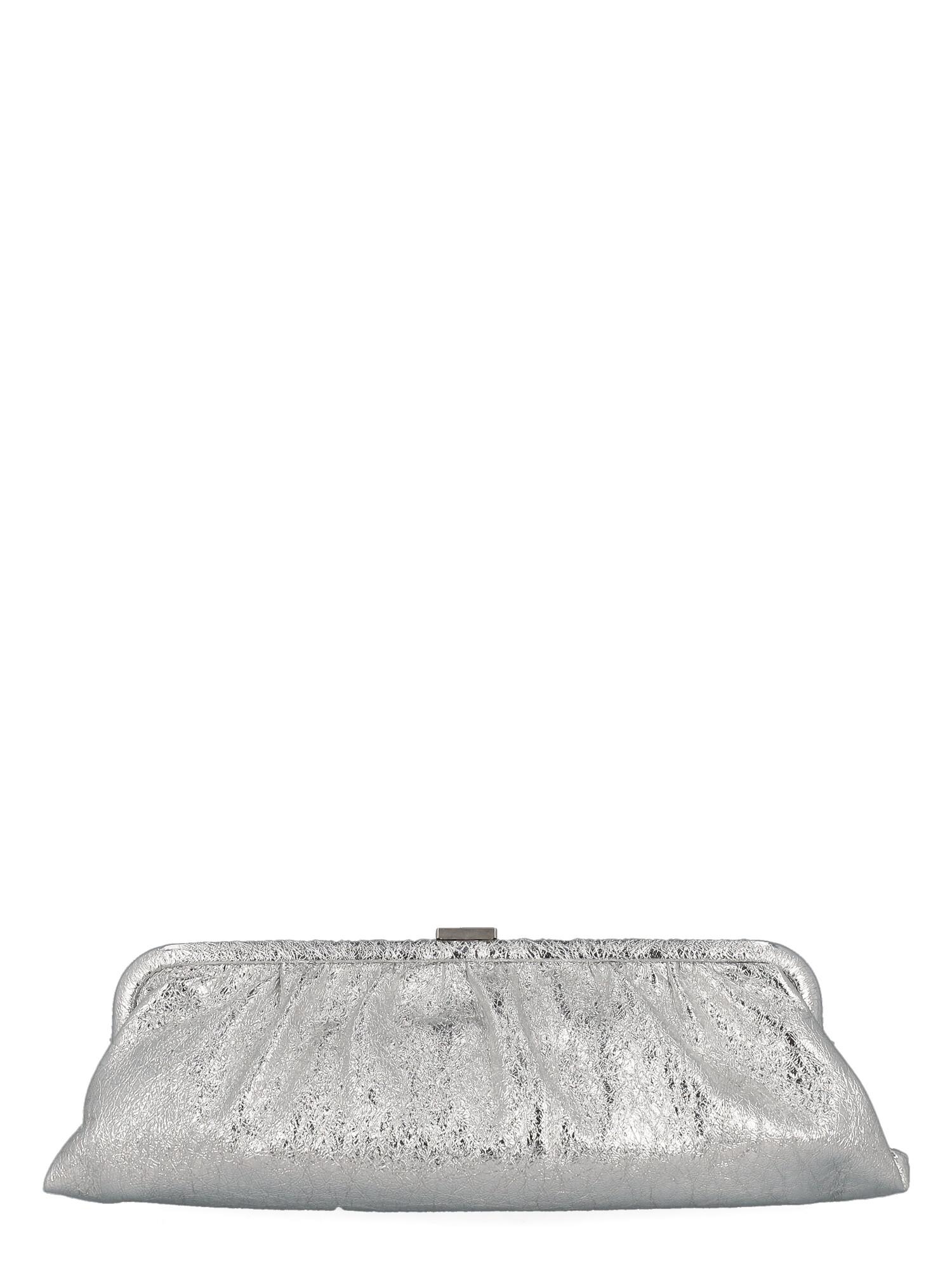 Balenciaga Women Handbags Silver Leather  In Good Condition For Sale In Milan, IT