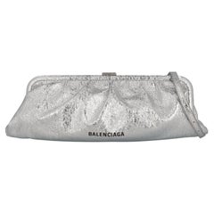 Balenciaga Women Handbags Silver Leather 