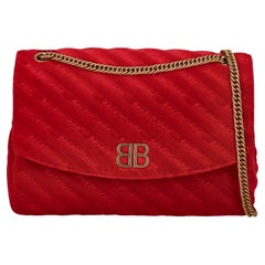 Balenciaga Women Shoulder bags Red Fabric 