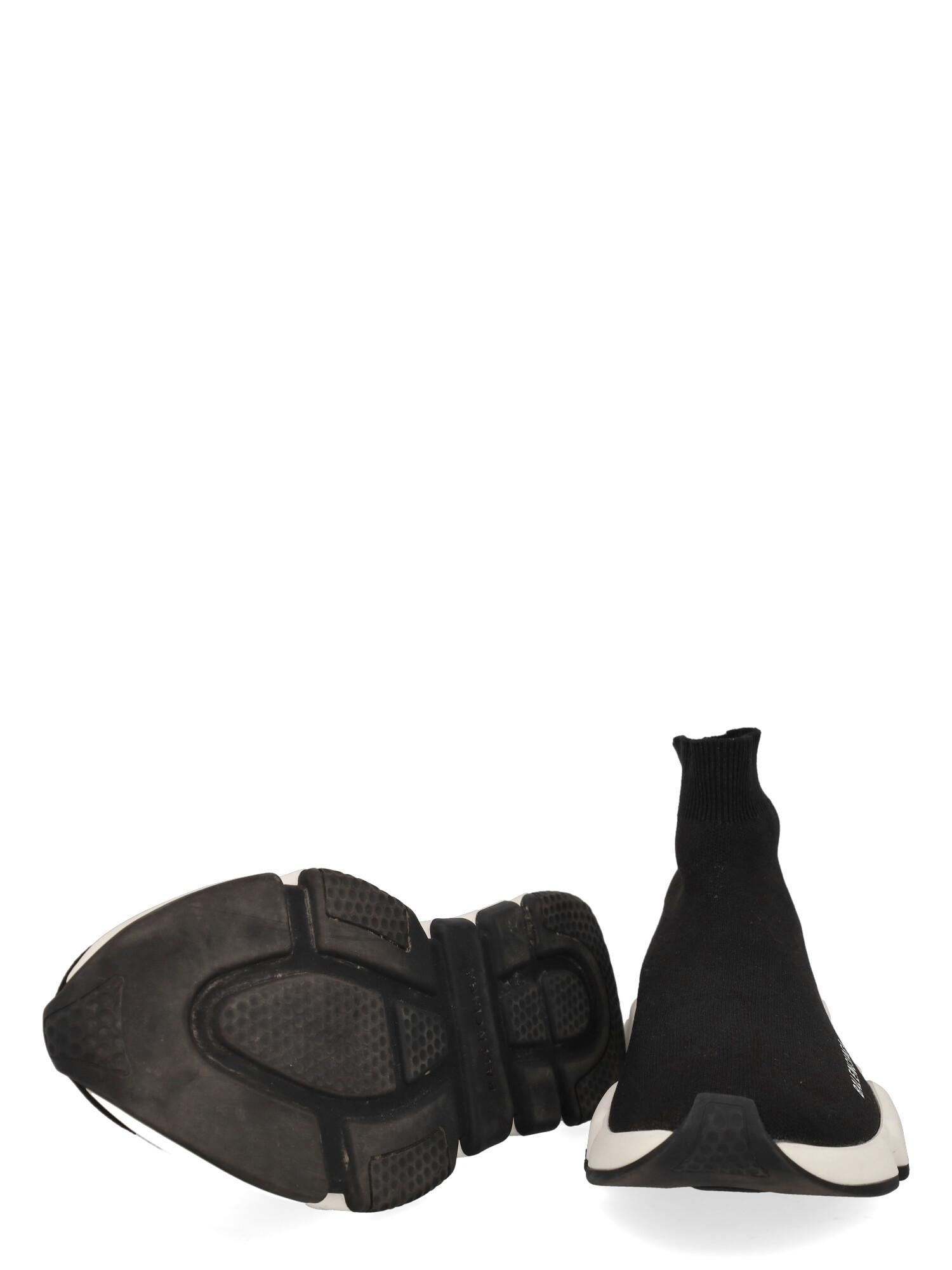 Balenciaga Women Sneakers Black Synthetic Fibers EU 39 In Good Condition For Sale In Milan, IT