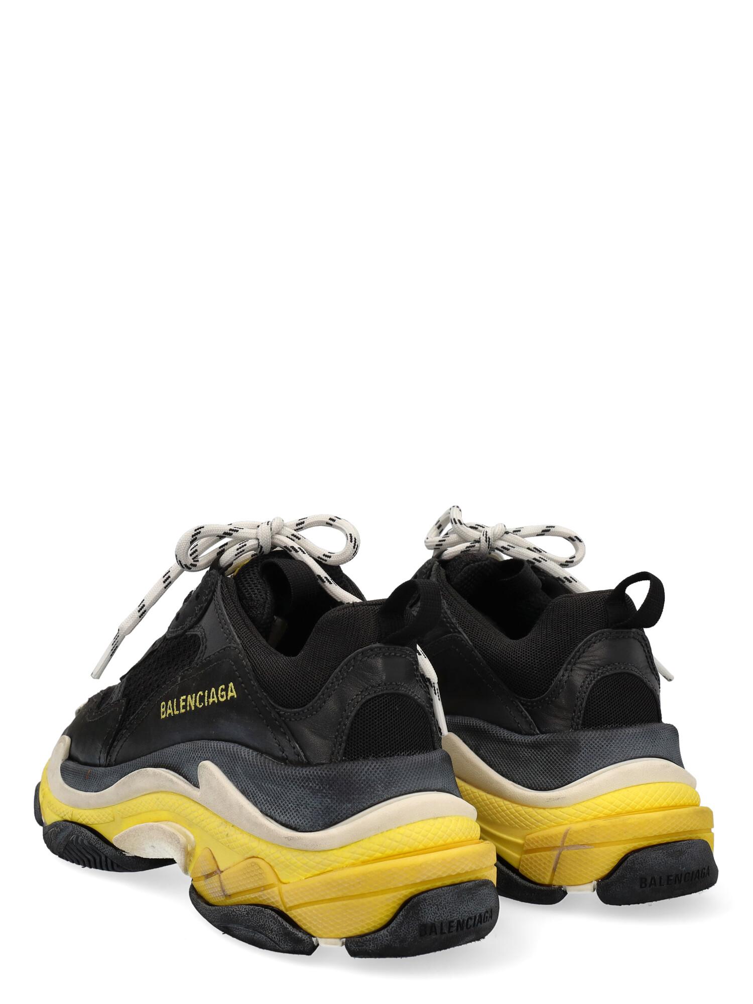 Balenciaga Women Sneakers Black, Yellow Synthetic Fibers EU 37 For Sale at  1stDibs