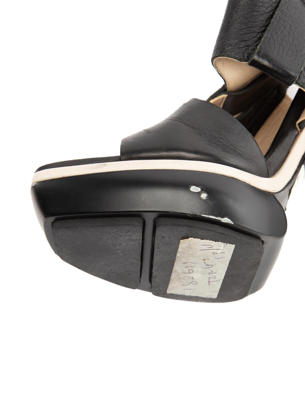 Balenciaga Women's Leather Slingback Heel For Sale 4