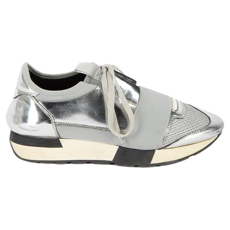 Balenciaga Women's Sliver Race Runner Trainers For Sale