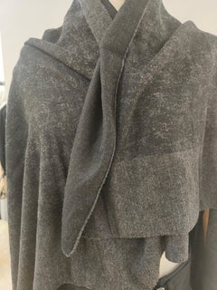 Balenciaga wool grey scarf