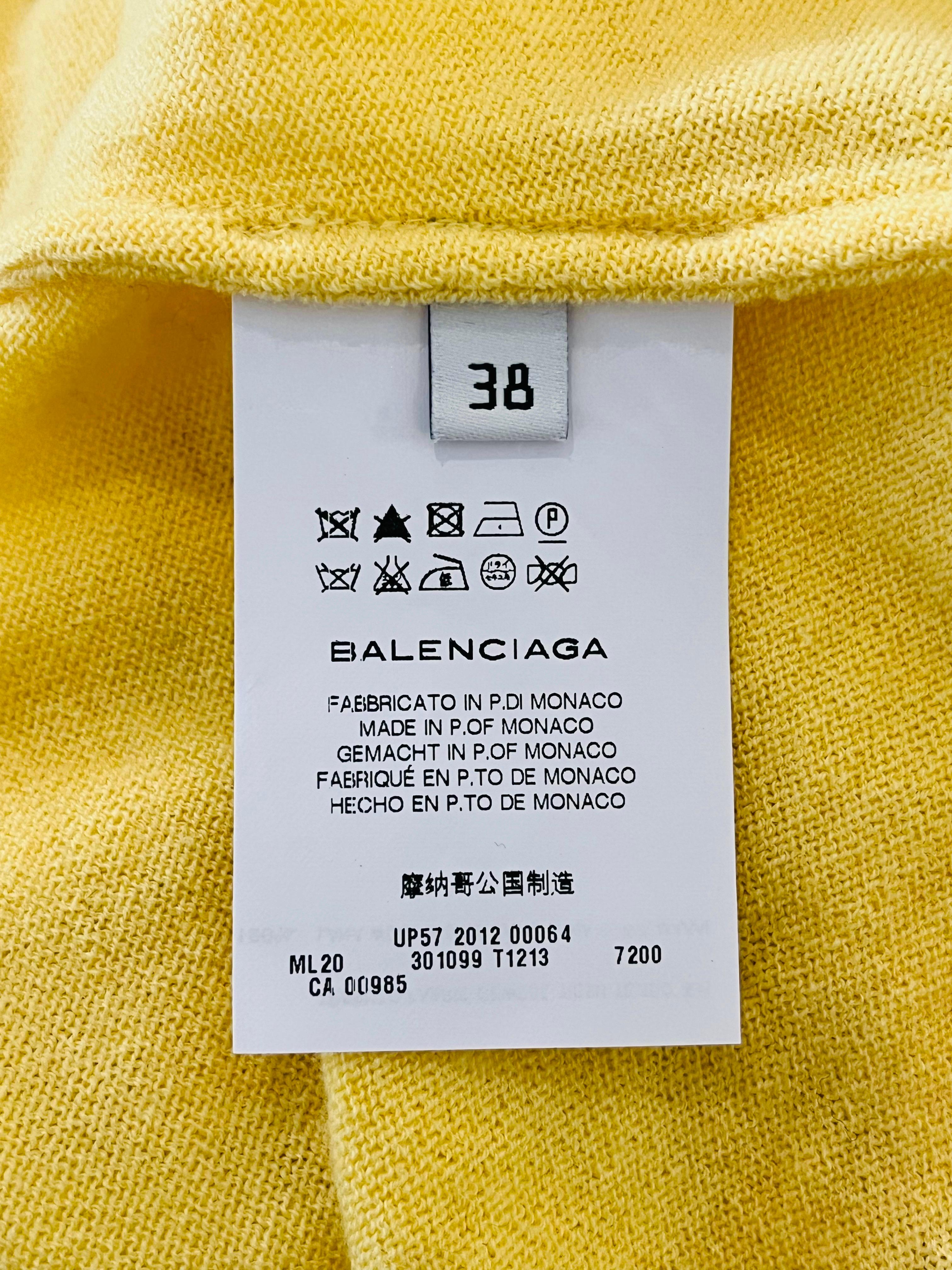 Pull à col roulé en laine de Balenciaga en vente 2