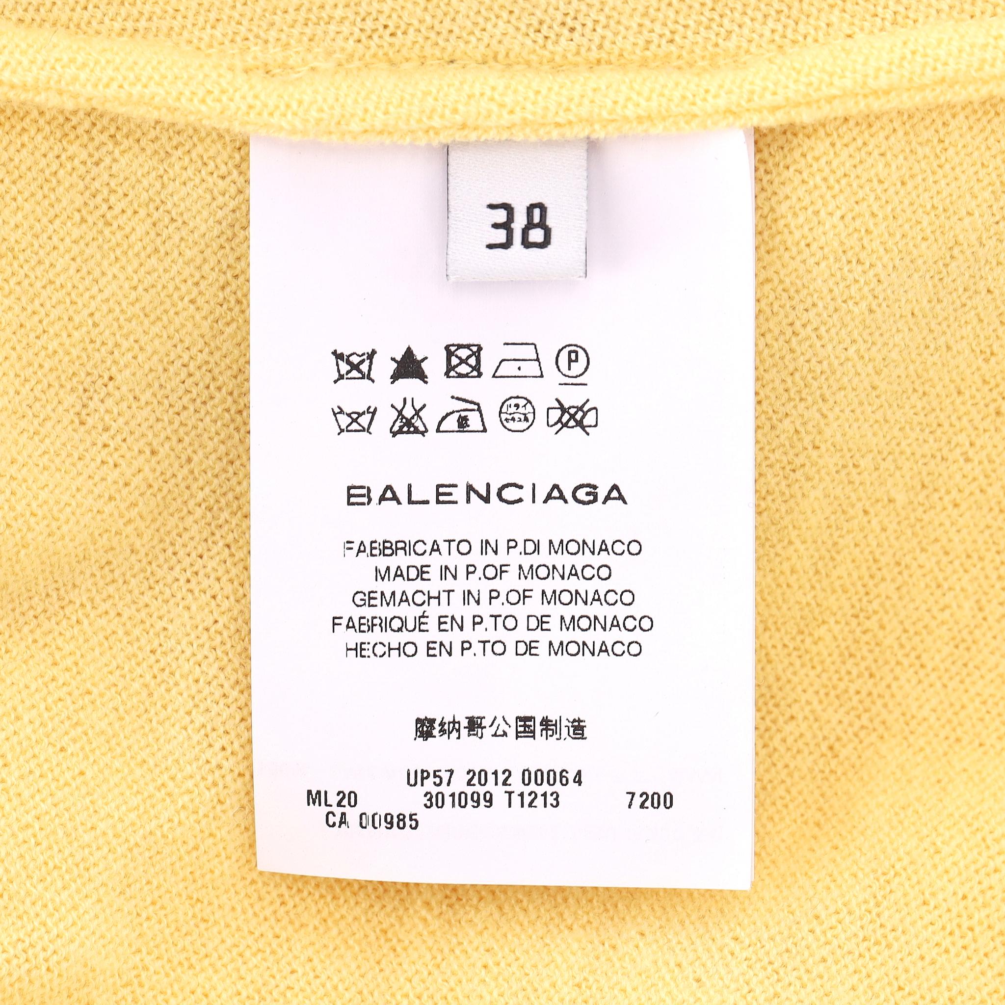 Balenciaga Wool Rollneck Jumper en vente 1