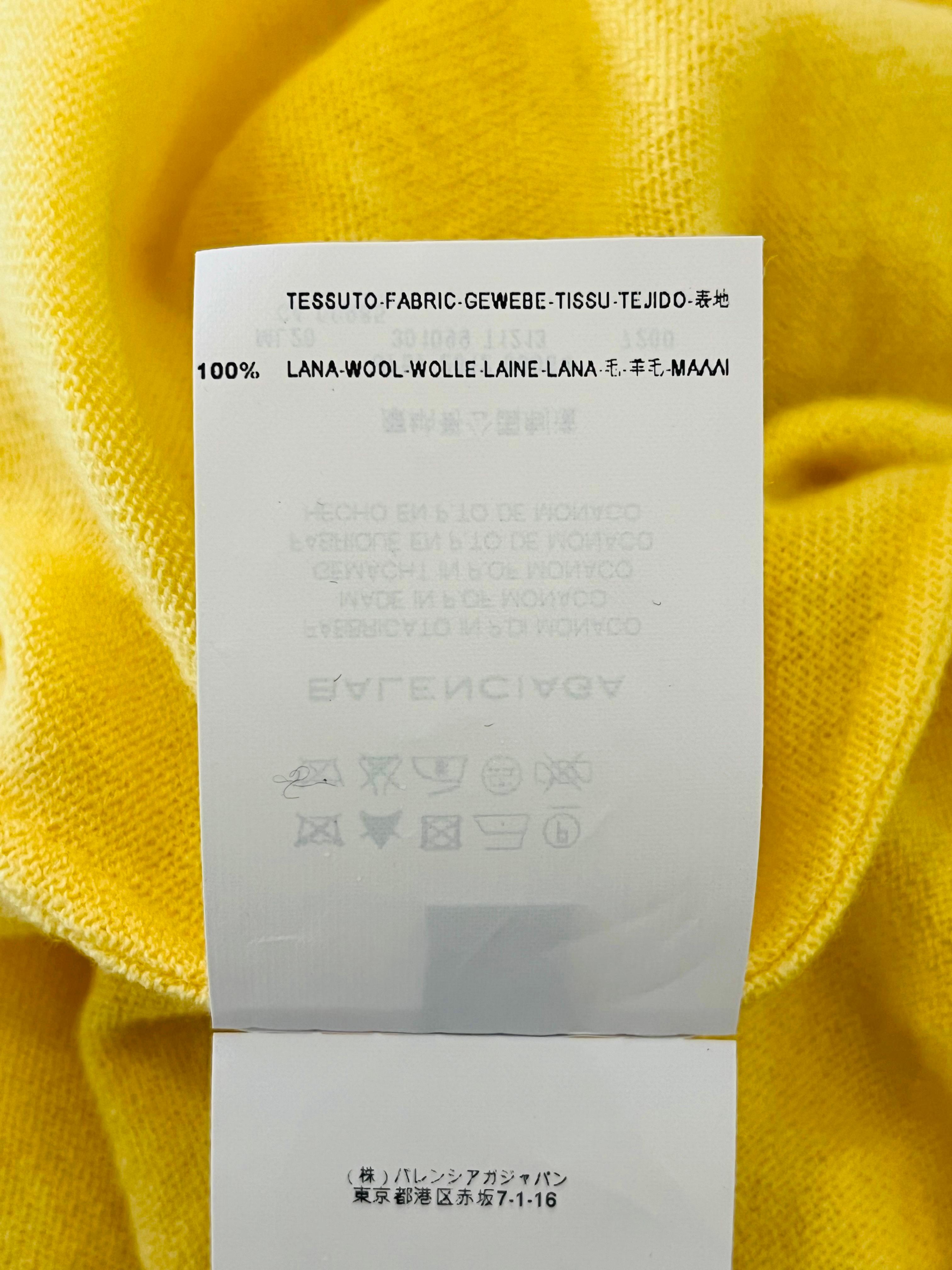 Balenciaga Rollkragenpullover aus Wolle im Angebot 3