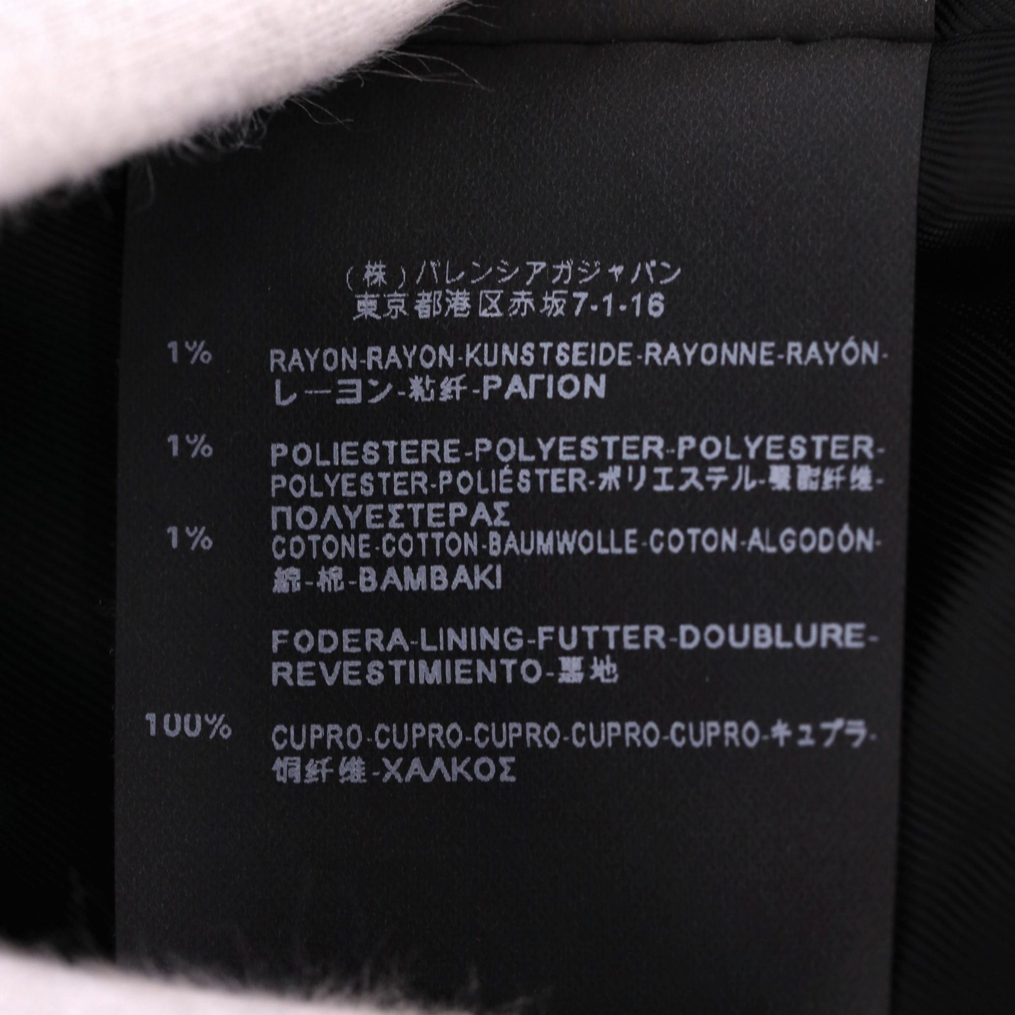 Balenciaga Wool & Silk Blend Astrakhan-Jacquard Jacket 4