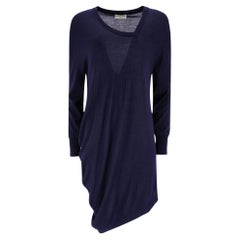 Balenciaga Wool, Silk & Cashmere Asymmetric Dress