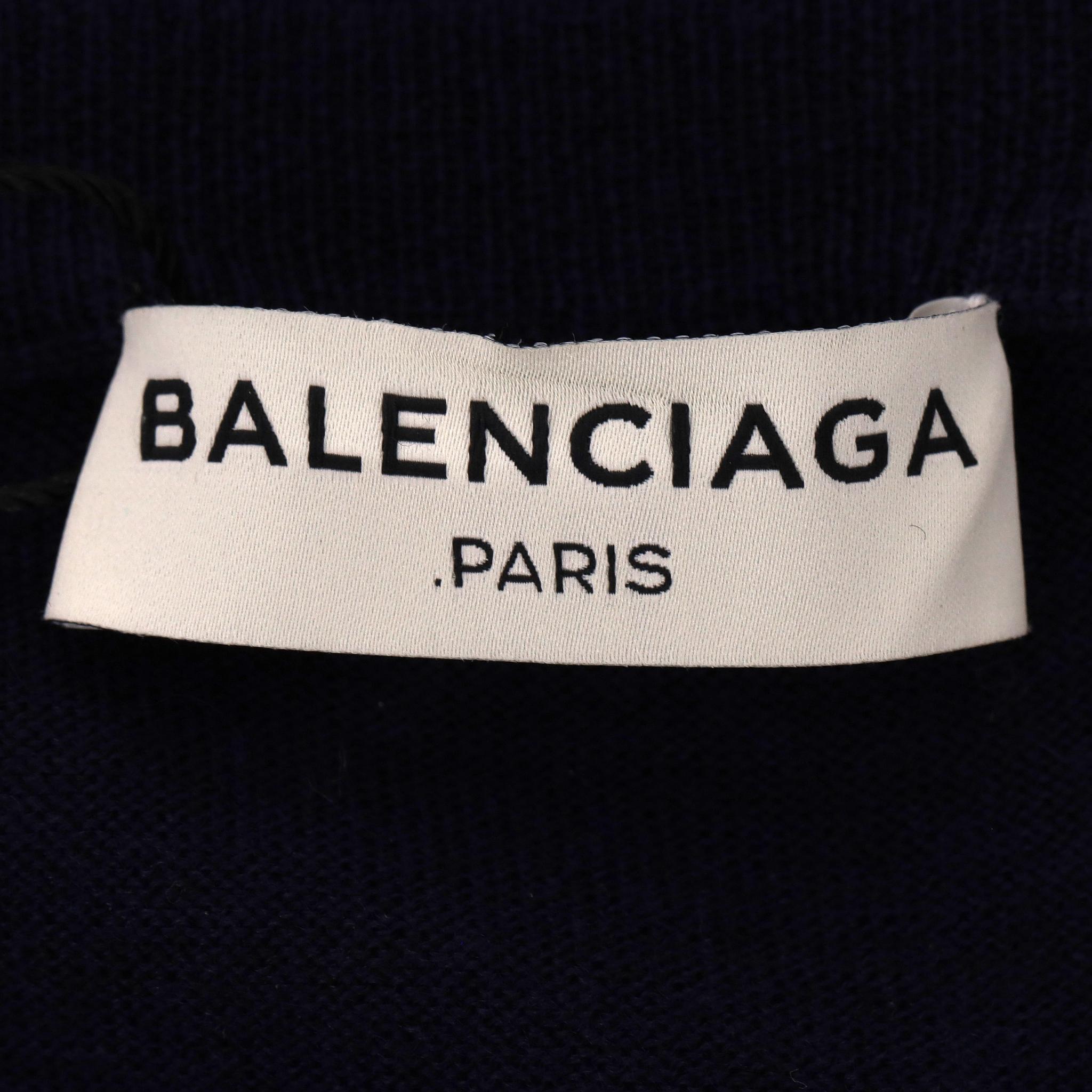 Balenciaga Wool, Silk & Cashmere Blend Asymmetric Dress For Sale 1