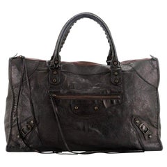 Balenciaga Work Classic Studs Bag Leather
